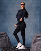 DRYFORCE® Long Sleeve Mock Neck