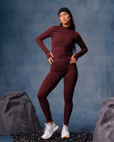 DRYFORCE® Long Sleeve Mock Neck