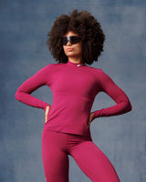 DRYFORCE® Long Sleeve Mock Neck