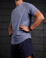 SmartTech Raglan Shirt | Blue Depths