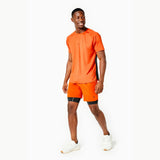 Men's Bonded Tech Tee | Orange Oxide