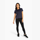Women's Bonded Tech Tee | French Navy