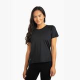 Women's Bonded Tech Tee | Black