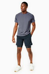 DRYFORCE® Short Sleeve Raglan | Charcoal