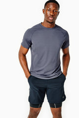 DRYFORCE® Short Sleeve Raglan | Charcoal