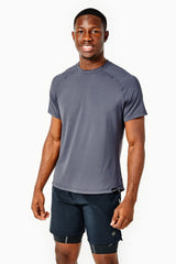 DRYFORCE® Short Sleeve Raglan | Charcoal