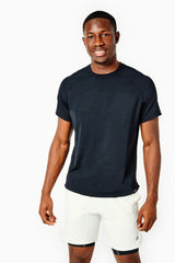 DRYFORCE® Short Sleeve Raglan | Black